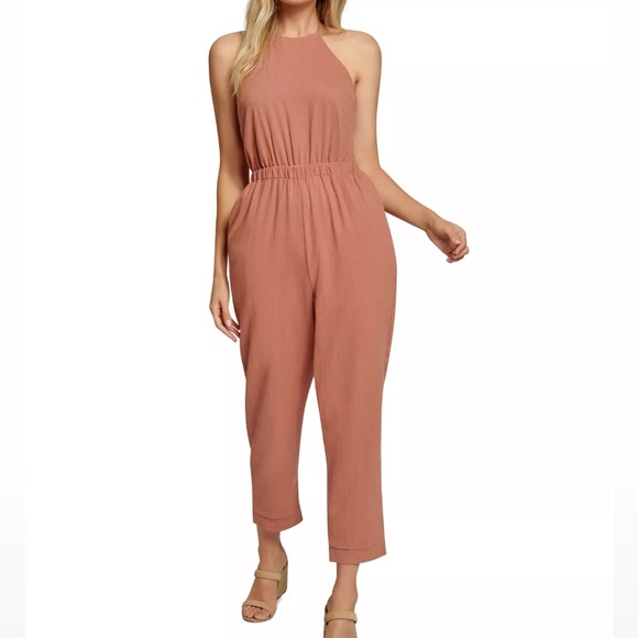 Lost + Wander Linen Jumpsuit - Picture 1 of 7